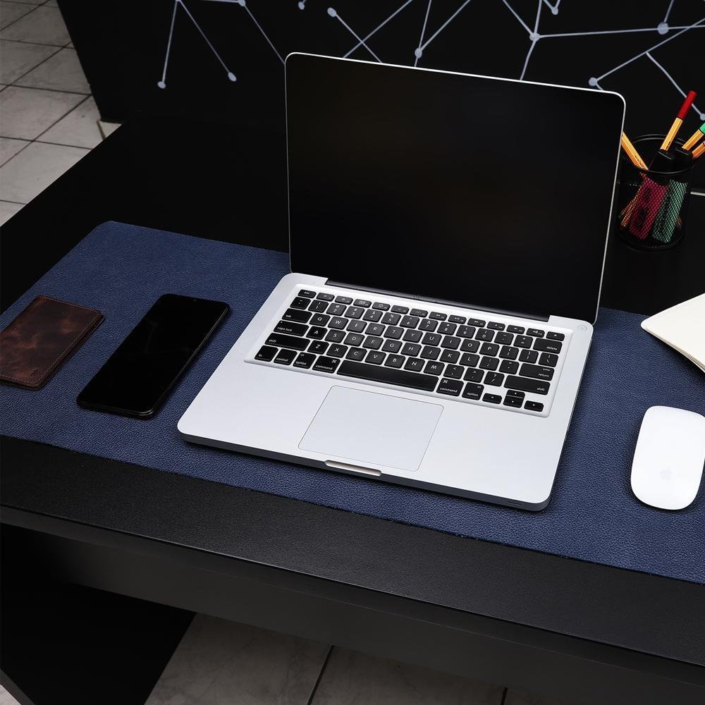 Deskpad Floater De Couro Couro50 90x30 Cor:marinho Deskpad Floater De Couro Couro50 90x30 Cor:marinho