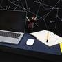 Deskpad Floater De Couro Couro50 90x30 Cor:marinho