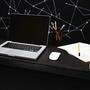 Deskpad Floater De Couro Couro50 90x30 Cor:café
