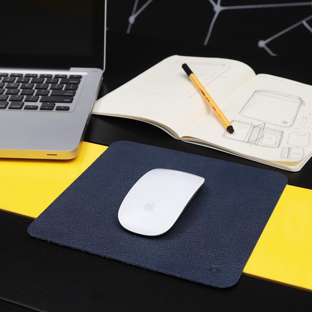 Imagem 3 de 3 do produto Mousepad Floater De Couro Couro50 20x20 Cor:marinho