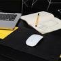Mousepad Floater De Couro Couro50 30x21 Cor:preto