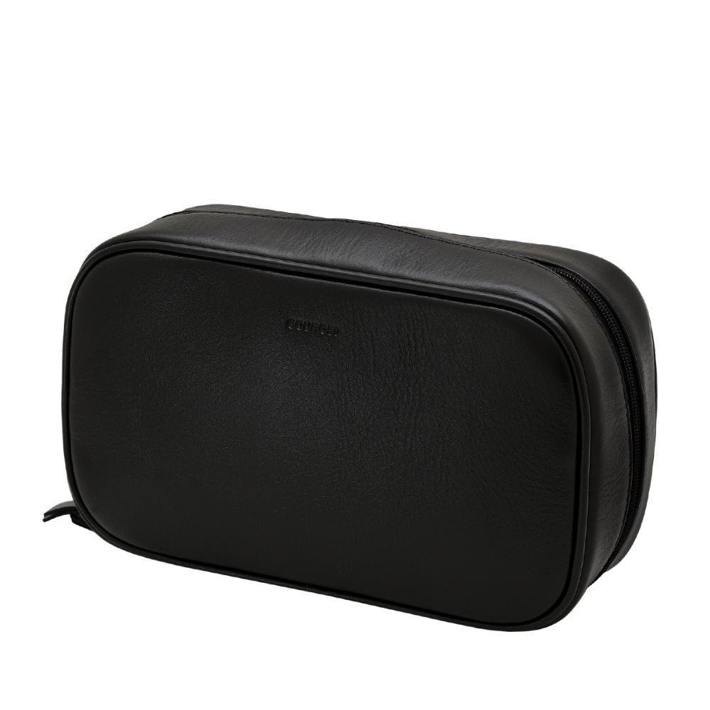 Estojo Multiuso Couro Couro50 Ipê Cor:preta