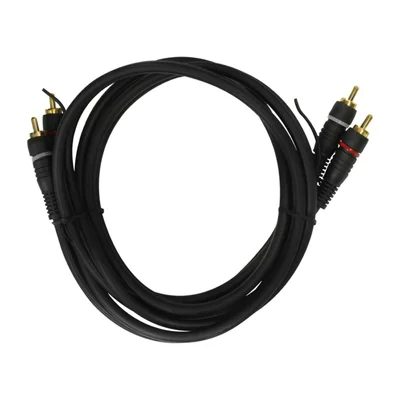 Cabo Rca 1,5metros 6mm Blindado Ouro Automotivo Profissional