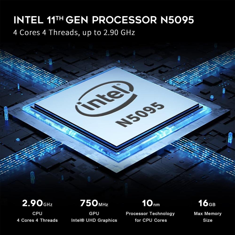 Mini PC Beelink Mini S Intel 11ª Geração 4 Cores N5095, Mini Computador Desktop 8GB Ddr4 Ram 128GB Nvme SSD, WINDOWS 11 Pro, Dual HDMI 4k Uhd/gigabit Ethernet/dual Wifi/bluetooth E Vesa Mini PC Beelink Mini S Intel 11ª Geração 4 Cores N5095, Mini Computador Desktop 8GB Ddr4 Ram 128GB Nvme SSD, WINDOWS 11 Pro, Dual HDMI 4k Uhd/gigabit Ethernet/dual Wifi/bluetooth E Vesa