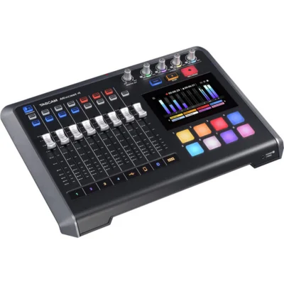Interface De Áudio Tascam Mixcast 4 Usb Podcast