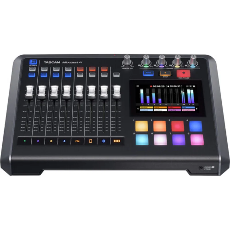 Imagem 2 de 5 do produto Interface De Áudio Tascam Mixcast 4 Usb Podcast