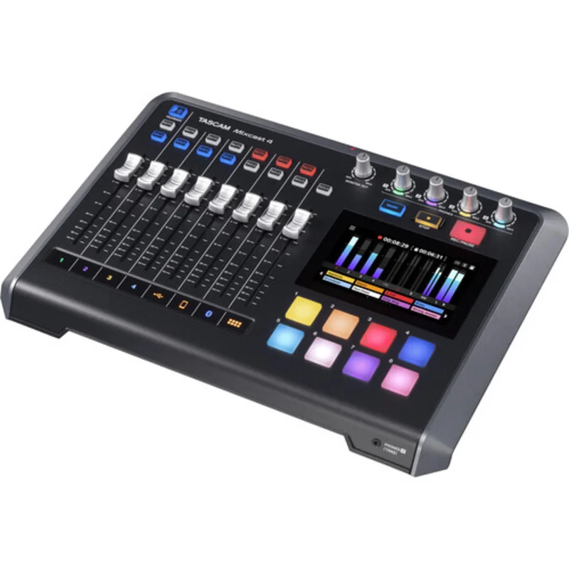 Imagem 3 de 5 do produto Interface De Áudio Tascam Mixcast 4 Usb Podcast
