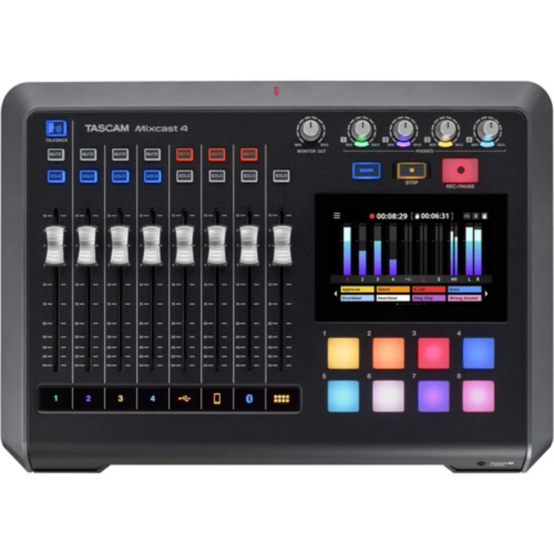 Imagem 5 de 5 do produto Interface De Áudio Tascam Mixcast 4 Usb Podcast
