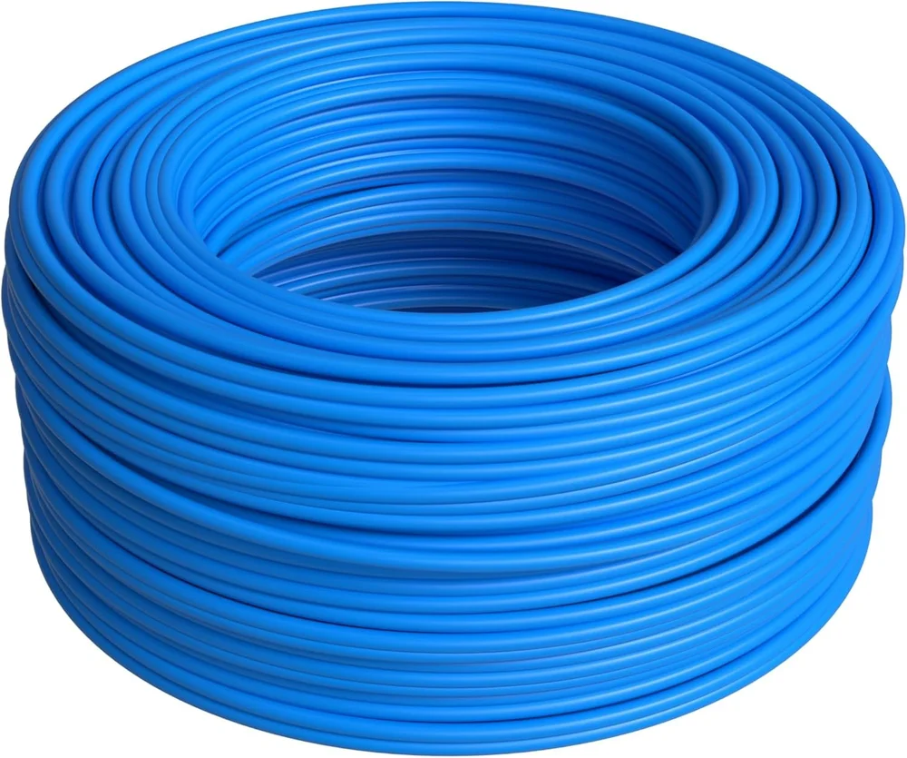 Imagem 2 de 2 do produto Cabo De Rede Cat6 Cobre Utp 4 Pares Azul 100 Metros Gigabit