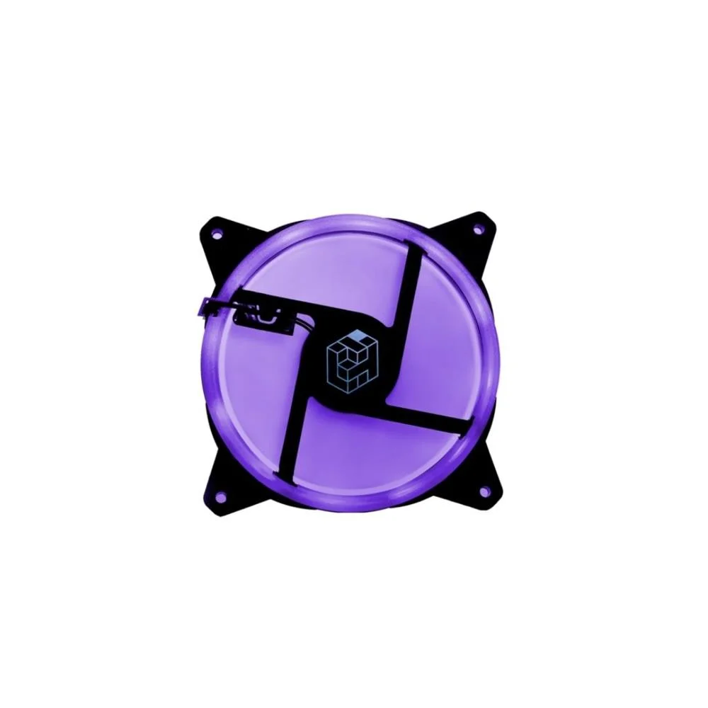 Cooler Fan Gamer Liketec Lighter RGB Reverse, 120mm, Black - 2106 5