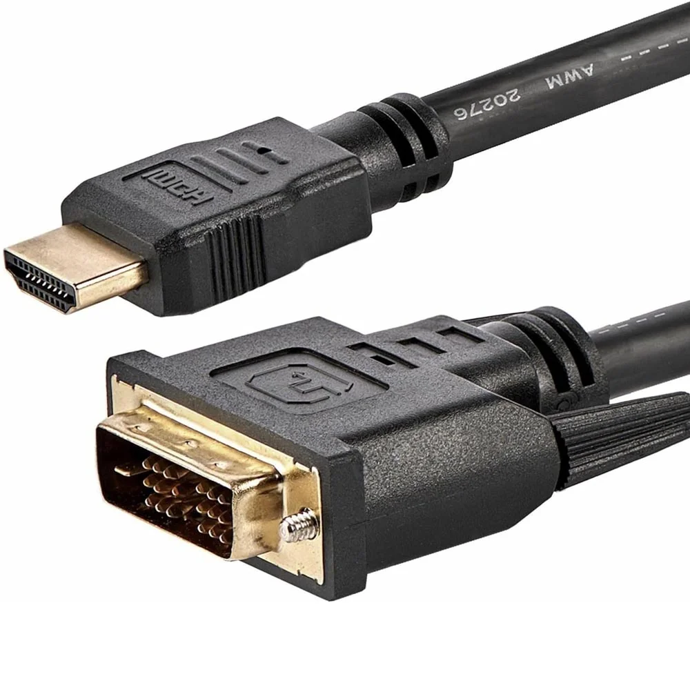 Imagem 4 de 4 do produto Cabo Dvi-d Para HDMI 1,8 Metros Bidirecional Full Hd 24+1