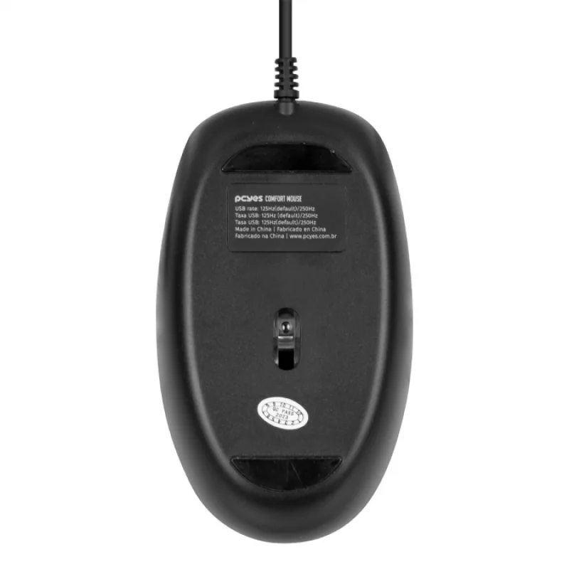 Imagem 2 de 5 do produto Mouse Usb Soft 1200dpi Silent Click - Cabo 2 Metros - Mssc01