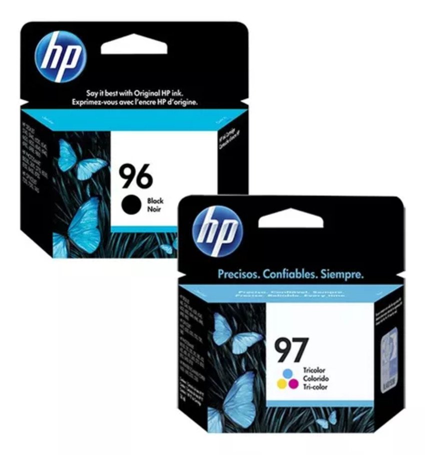 Cartucho de Tinta Hp 96 C8767 Hp 97 C9363 Preto E Tricolor Kit