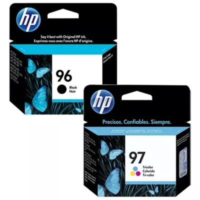 Cartucho de Tinta Hp 96 C8767 Hp 97 C9363 Preto E Tricolor Kit