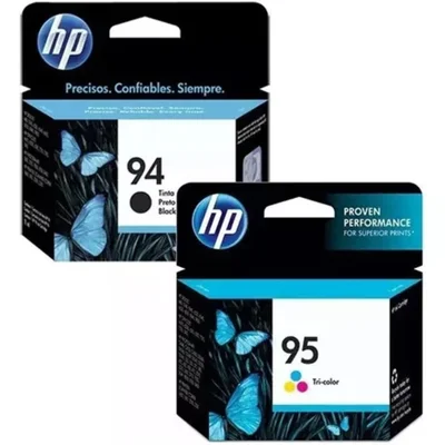 Cartucho de Tinta Hp 95 C8766 Hp 94 C8765 Preto E Tricolor Kit
