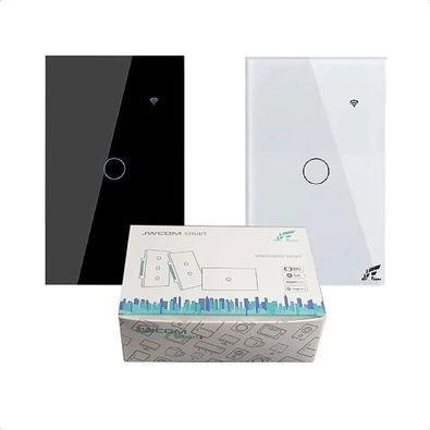 Interruptor Inteligente Touch Wifi Com 1 Botoes Jwcom Sa268a