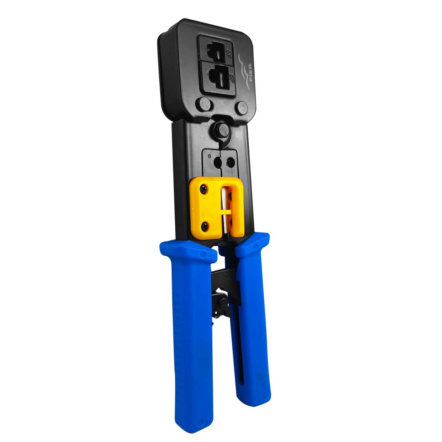 Alicate De Crimpar Multi Função Corta Fio Para Conectores De Passagem Ez Crimp Rj45 Rj12 Rj11 - Pier