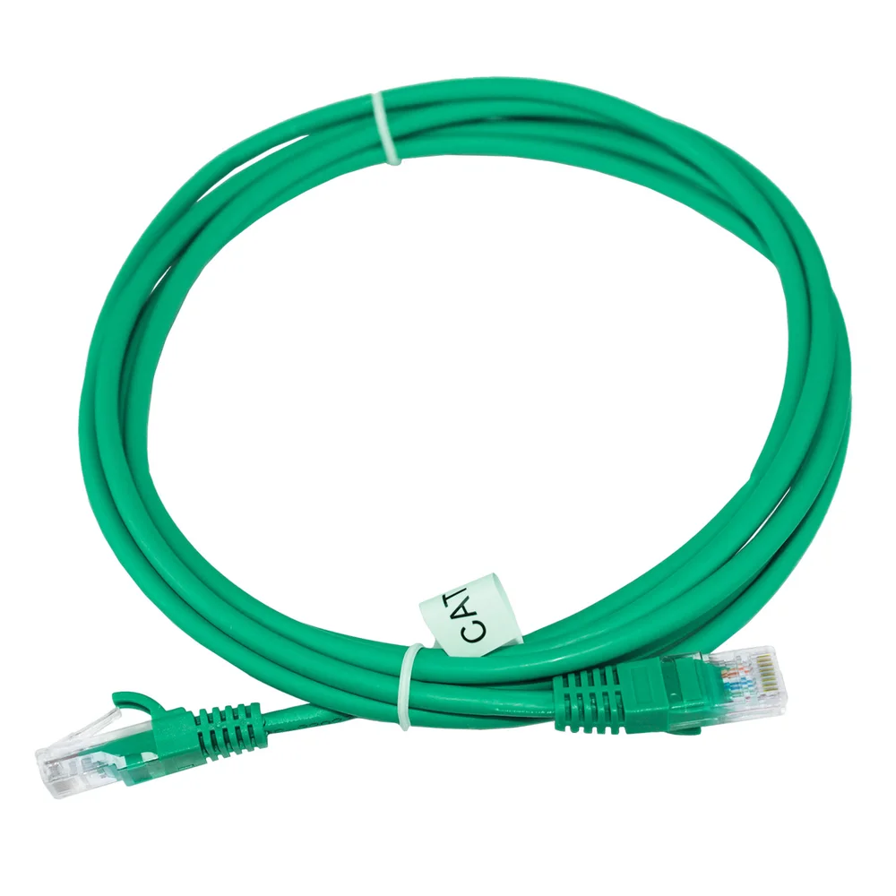 Imagem 4 de 5 do produto Cabo de Rede Cat5e de 2,50 Metros Verde Fabricado em Cobre Para Melhor Velocidade Homologado Anatel
