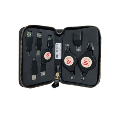 Kit Cabos Retráteis 7em1 Pack Conectividade Qualquer Lugar