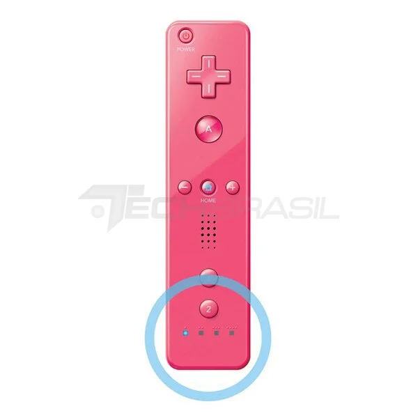 Imagem 3 de 5 do produto Controle Wii Remote Plus Para Nintendo Wii E Nintendo Wii U Rosa
