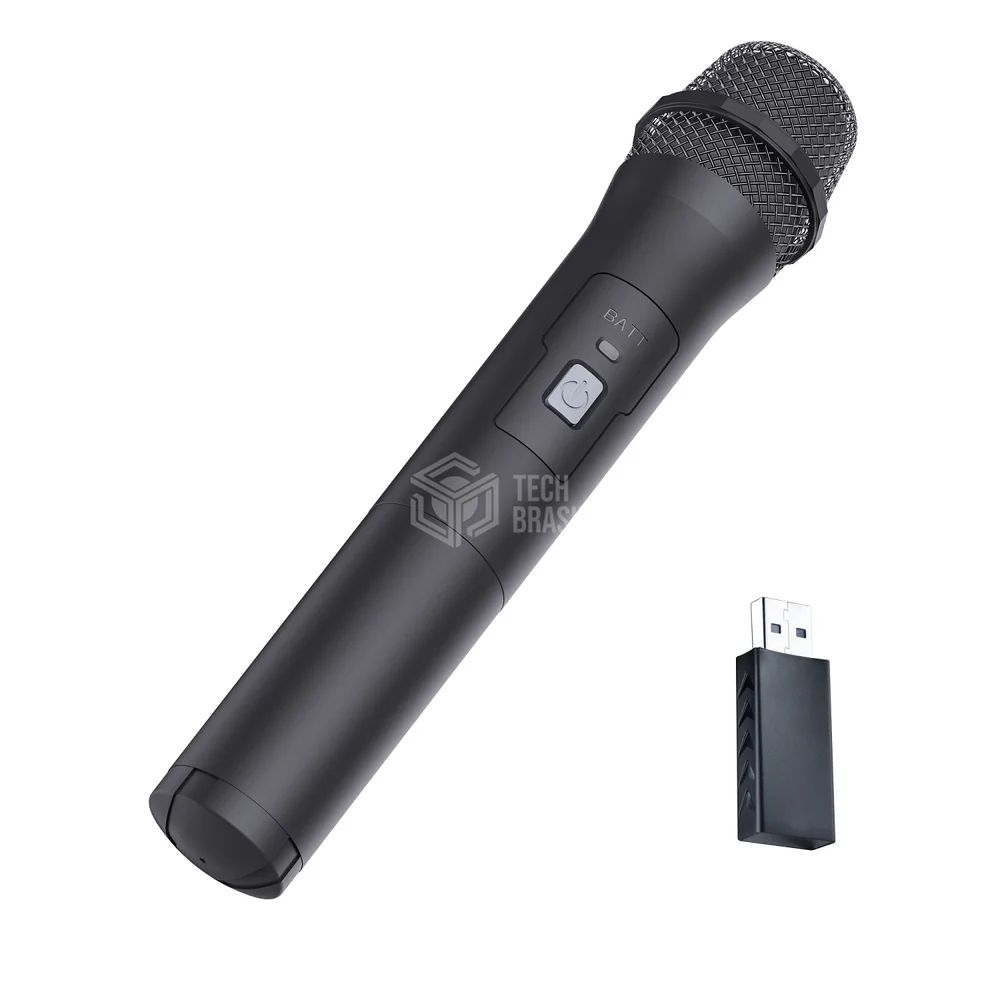 Imagem 2 de 5 do produto Microfone Sem Fio Para Ps5 Ps4 Ps3 Ps2 XBOX Series XBOX One XBOX 360 Nintendo Wii/u Switch PC