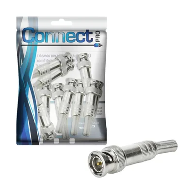 Conector Bnc Macho 75 Ohms Santana Rg-59 - 4mm Solda 025-0076