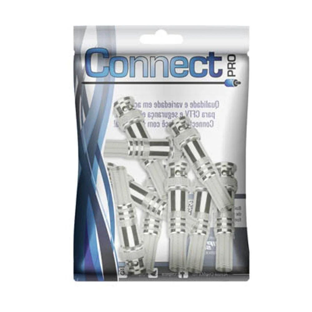 Imagem 2 de 5 do produto Conector Bnc Macho 75 Ohms Santana Rg-59 - 4mm Solda 025-0076