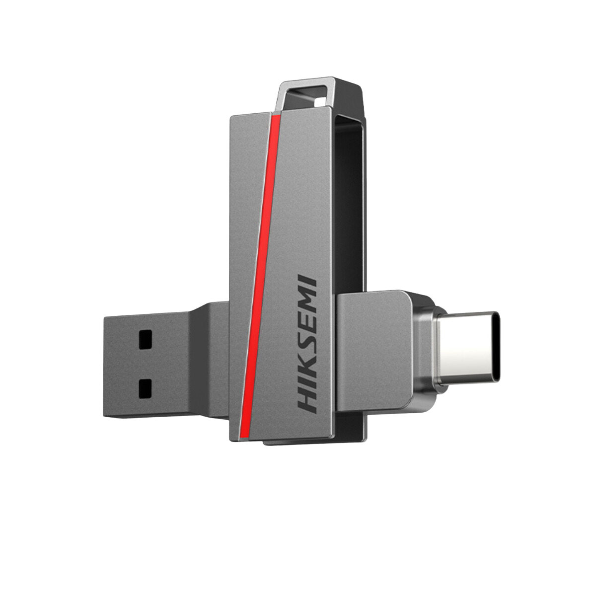 Pen Drive Hiksemi Dual Slim 128GB Conexão Usb-c E Usb-a Leitura 30mb/s-150mb/s - Hs-usb-e307c 128g U3