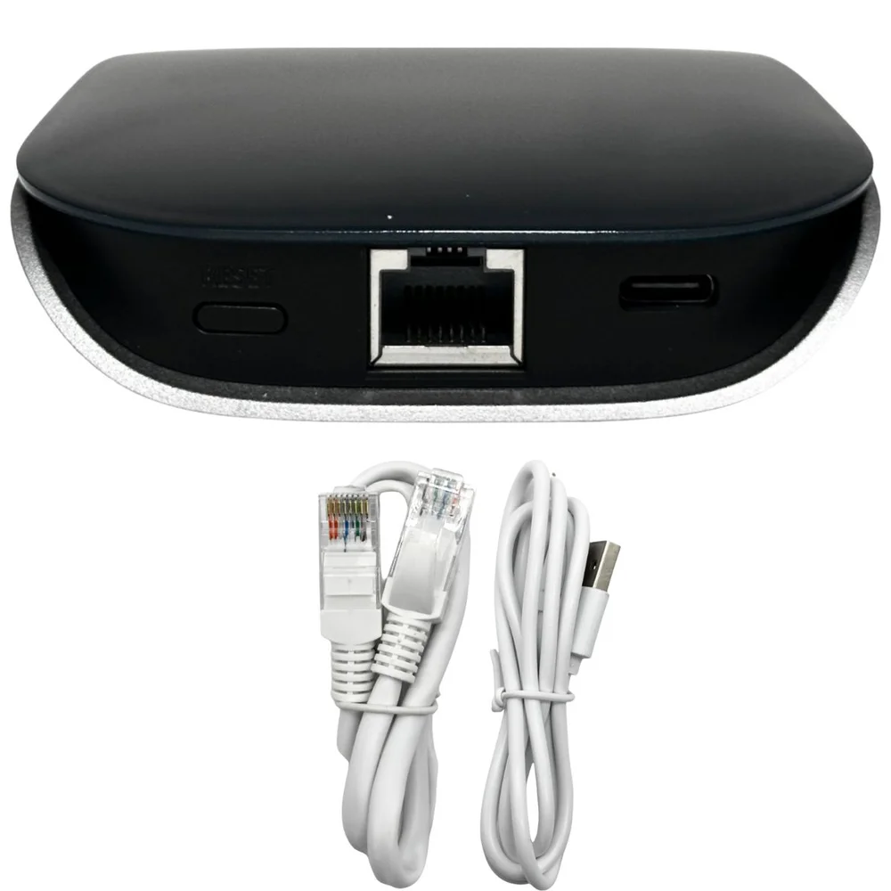 Imagem 2 de 5 do produto Hub Zigbee 3.0 Cabeado Conexão Rj45 Wi-fi Smart Life Tuya Compatível Alexa e Google Assistente