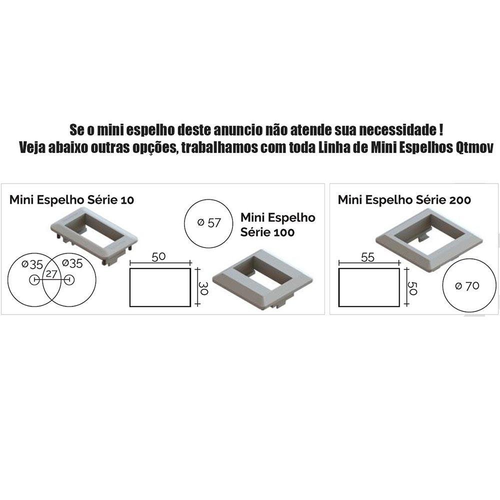Imagem 2 de 2 do produto Mini Espelho 1 Tomada Branco 10a