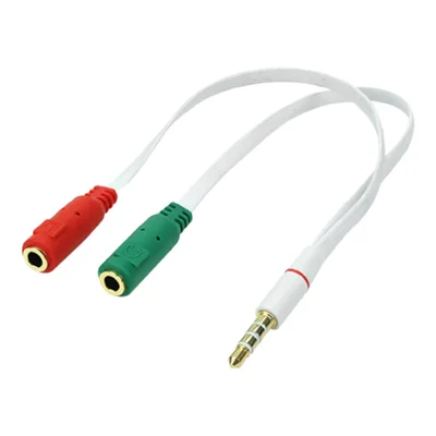 Cabo Adaptador P3 (p2 Kit) P/ Fone E Microfone Headset
