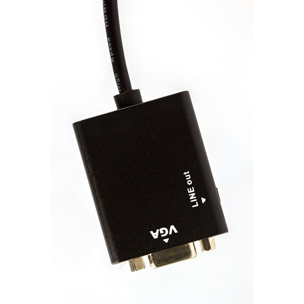 Imagem 2 de 3 do produto Cabo Adaptador Micro HDMI Para Vga - Cirilo Cabos