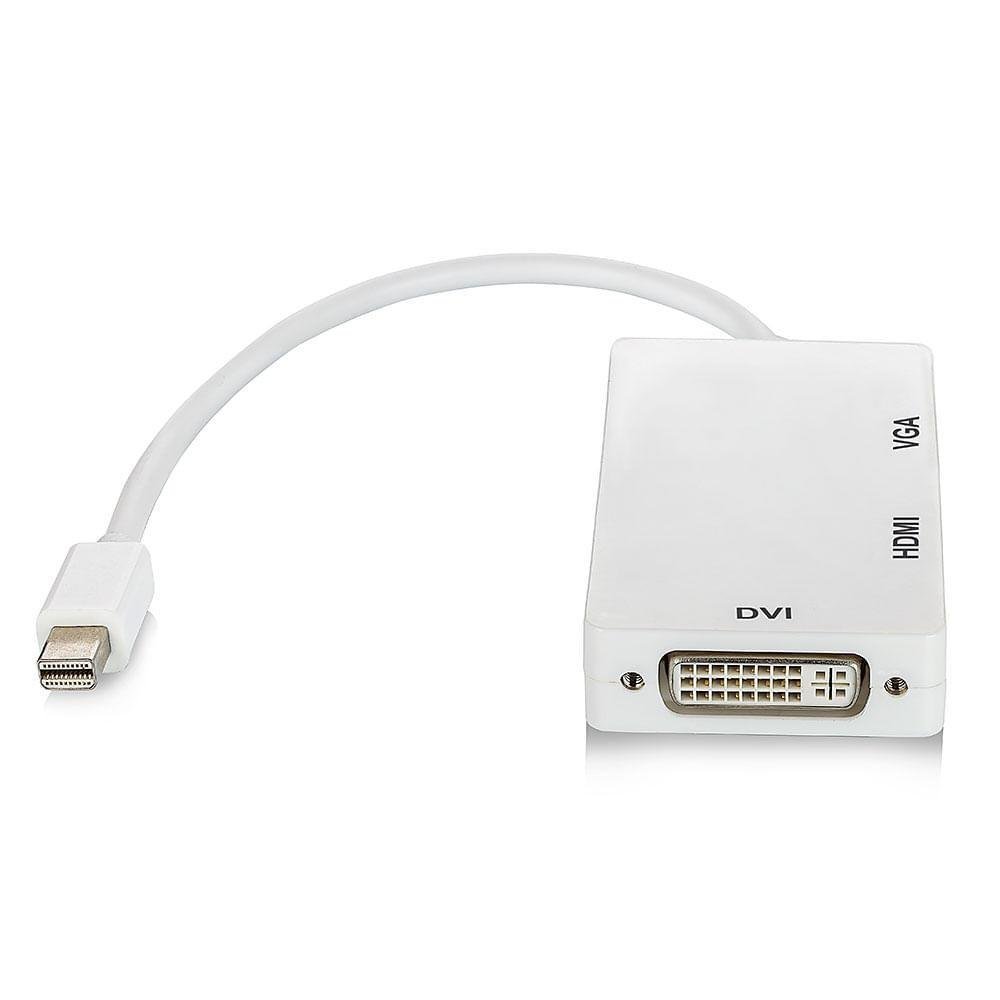 Imagem 2 de 2 do produto Adaptador Mini Displayport Para HDMI, Vga E Dvi