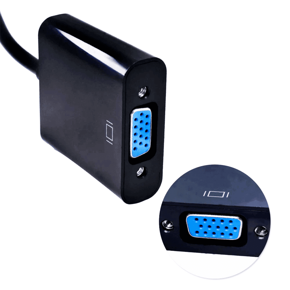 Imagem 2 de 5 do produto Cabo Micro HDMI Para Vga - Cirilo Cabos