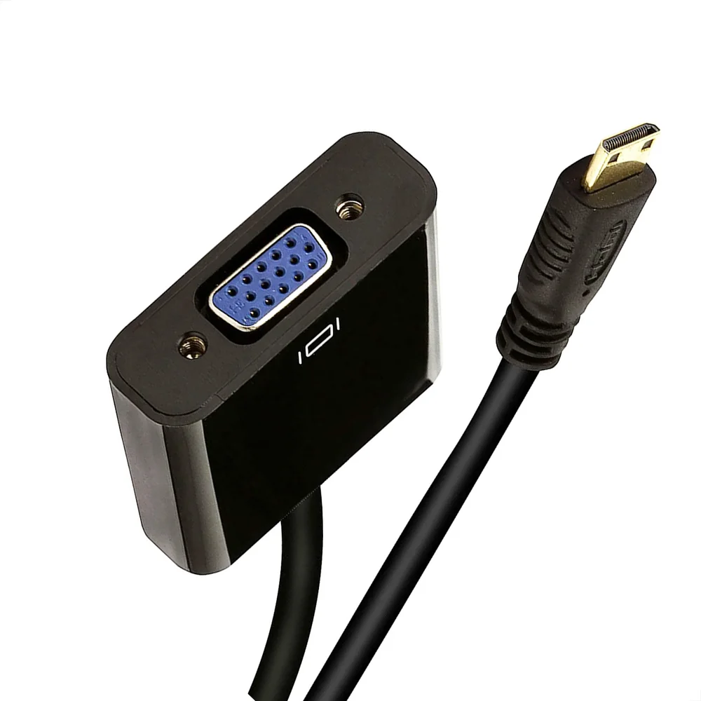 Imagem 3 de 5 do produto Conversor Adaptador Mini HDMI Para Vga