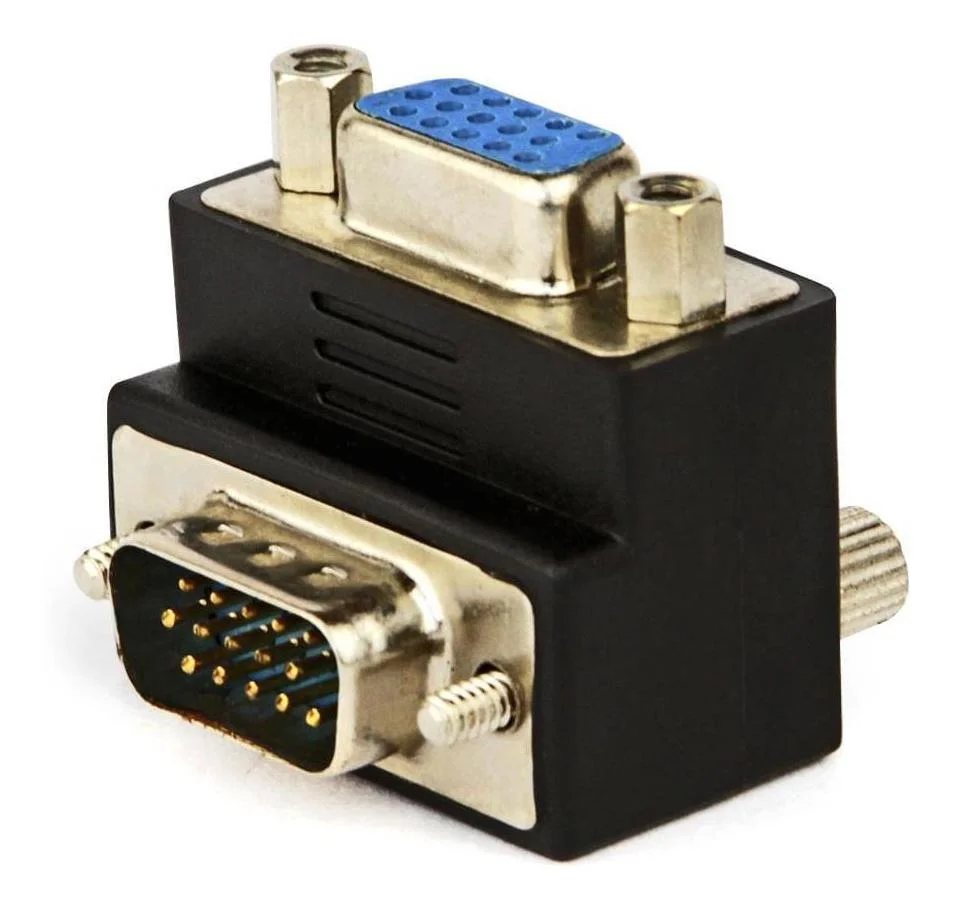 Imagem 3 de 3 do produto Adaptador Vga Macho Para Vga - Fêmea 90º Graus