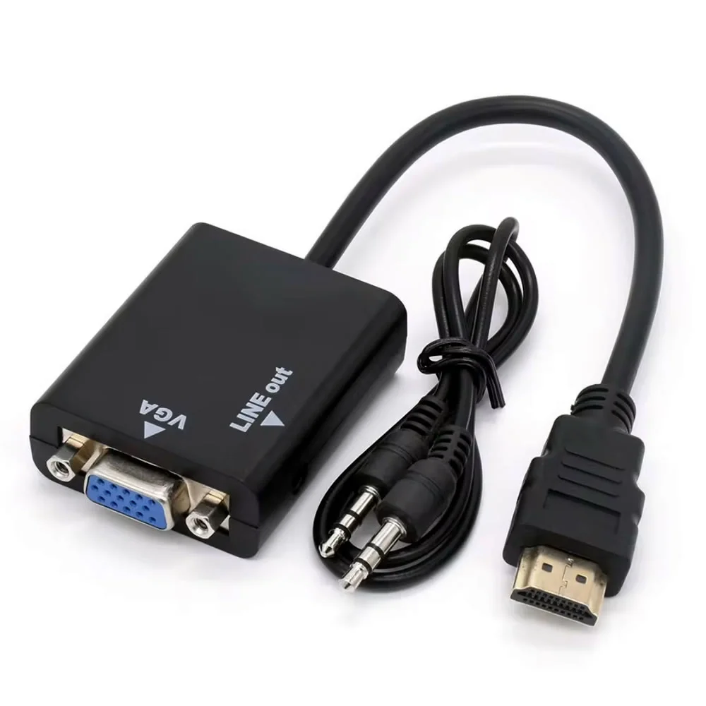 Imagem 3 de 4 do produto Adaptador HDMI Para Vga Com Saída De Áudio