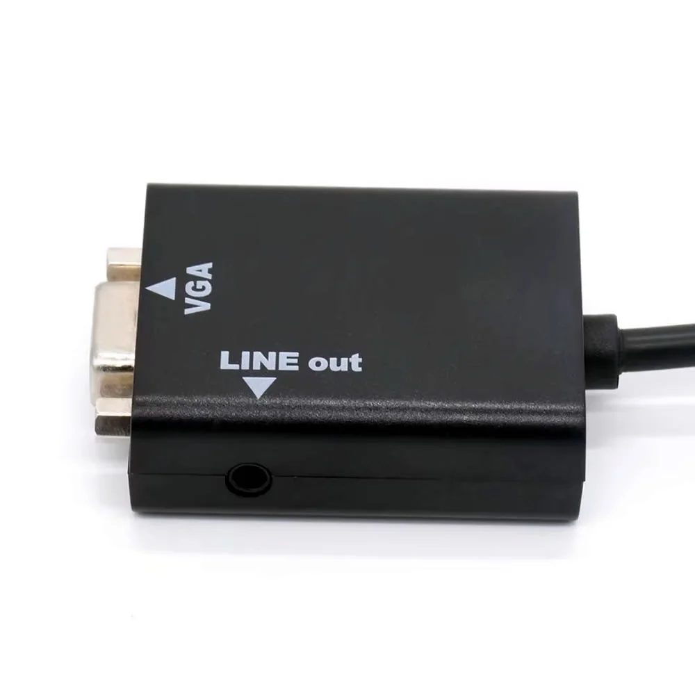 Imagem 4 de 4 do produto Adaptador HDMI Para Vga Com Saída De Áudio
