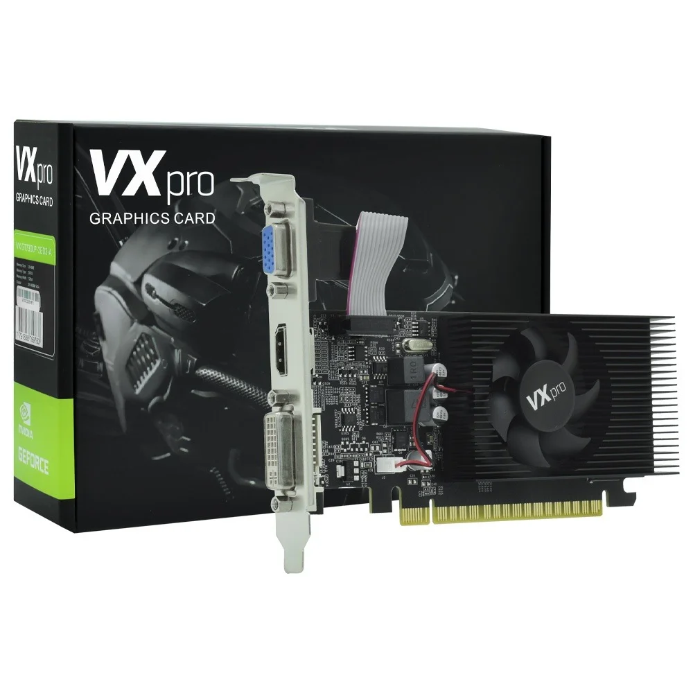 Placa De Vídeo Nvidia Geforce Vxpro Gt 730 4gb Ddr3 128 Bits Low Profile