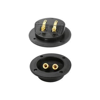 4x Terminal Borne Redondo 75mm Profissional Para Caixa De Som - Pix