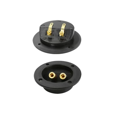 4x Terminal Borne Redondo 75mm Profissional Para Caixa De Som - Pix