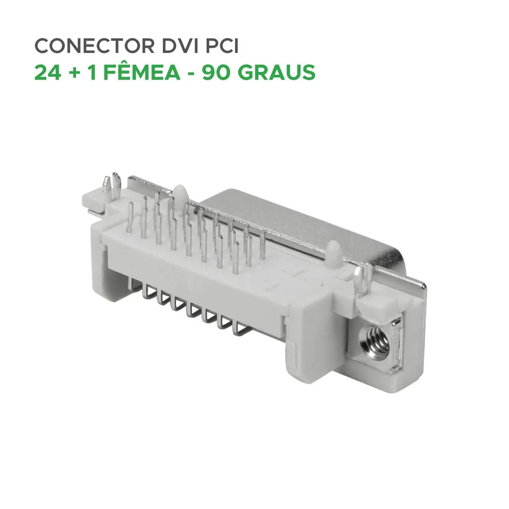 Imagem 2 de 3 do produto 10x Conector Dvi-24+1 Fêmea Solda Fio Alta Qualidade