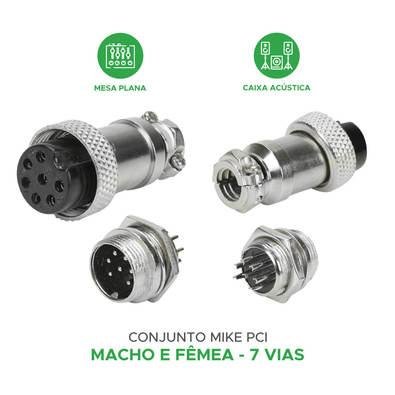 メル51849 5x-Conjunto-Plug-Conector-Mike