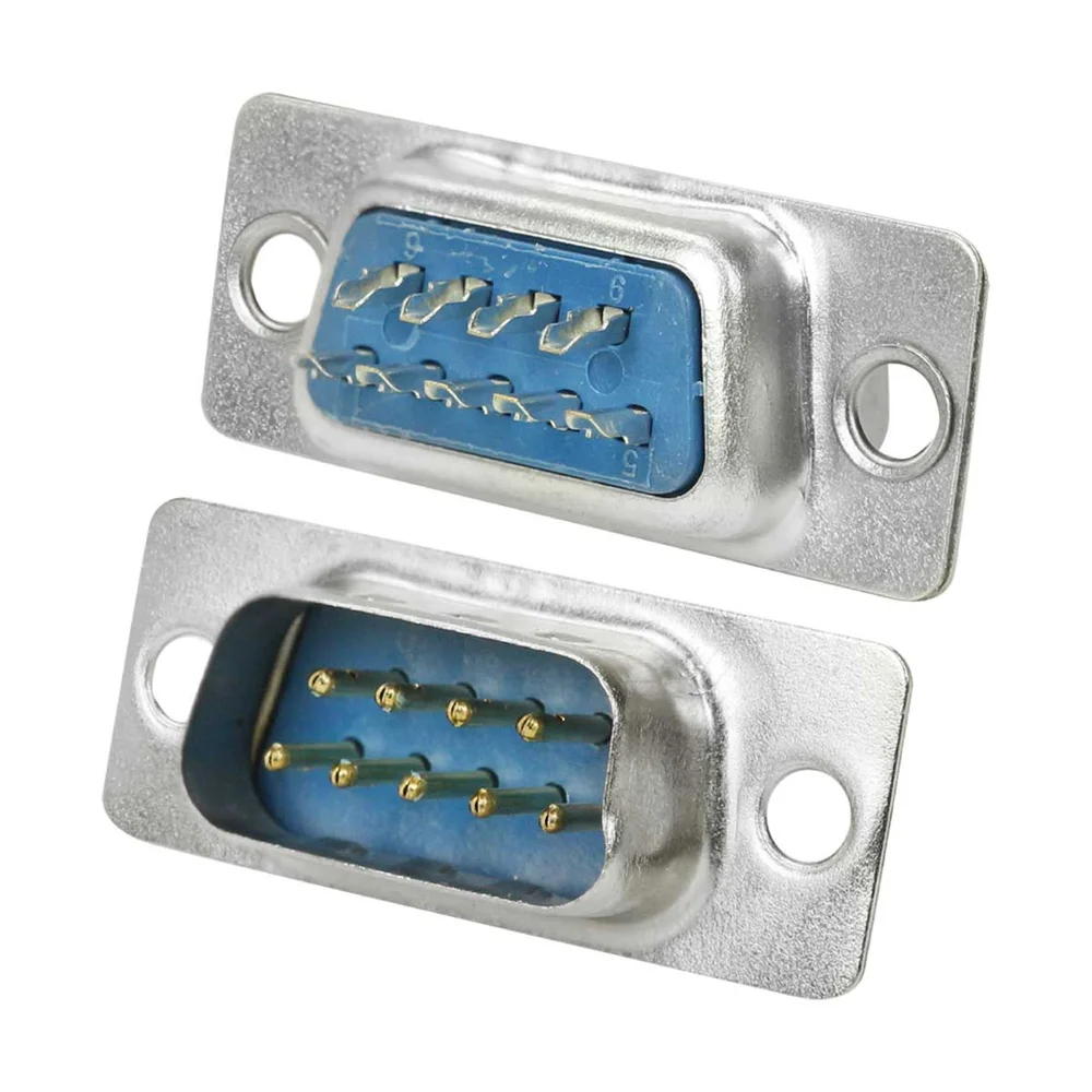 Imagem 4 de 4 do produto 10x Conector Db9 Macho Solda Fio Rs232 Serial Alta Qualidade
