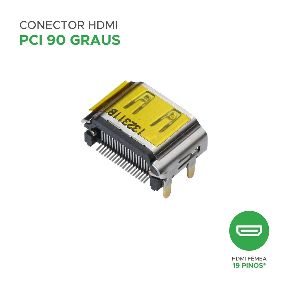 Imagem 3 de 4 do produto 10x Conector HDMI Solda Placas Diversas Compare A Foto