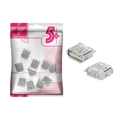 10x Conector Usb Painel PCi Deh Todos Modelos 10mm
