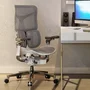 Cadeira Ergonômica Elements Una  Cinza Claro