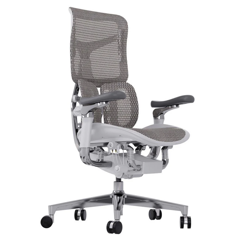 Cadeira Ergonômica Elements Una Cinza Claro Cadeira Ergonômica Elements Una Cinza Claro