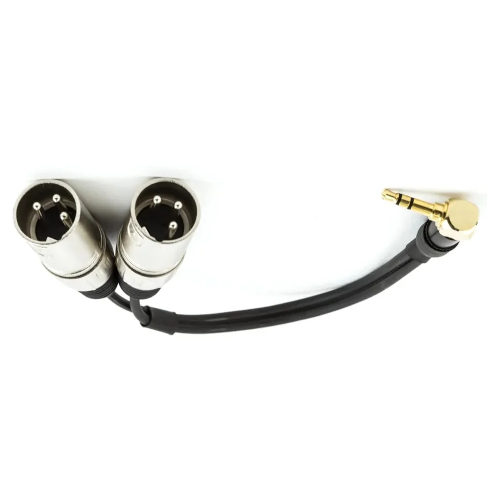 Imagem 2 de 2 do produto Cabo P2 90° Estereo Para 2 Xlr Macho - 2 Metros