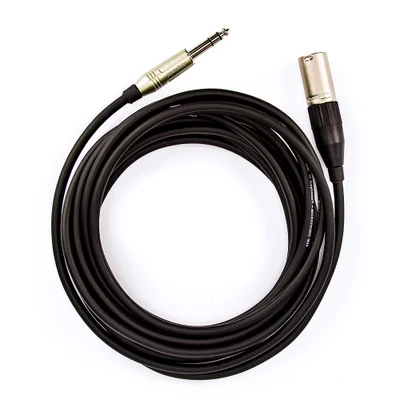 Cabo De Microfone P10 Estereo Para Xlr Macho, Amphenol - 25 Metros